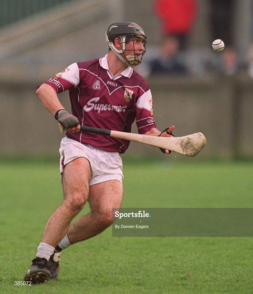 30 March 2002; Cathal Moore of Galway during the Allianz Hurling League Division 1A Round 1 match between Dublin and Galway at Parnell Park in Dublin. Photo by Damien Eagers/Sportsfile