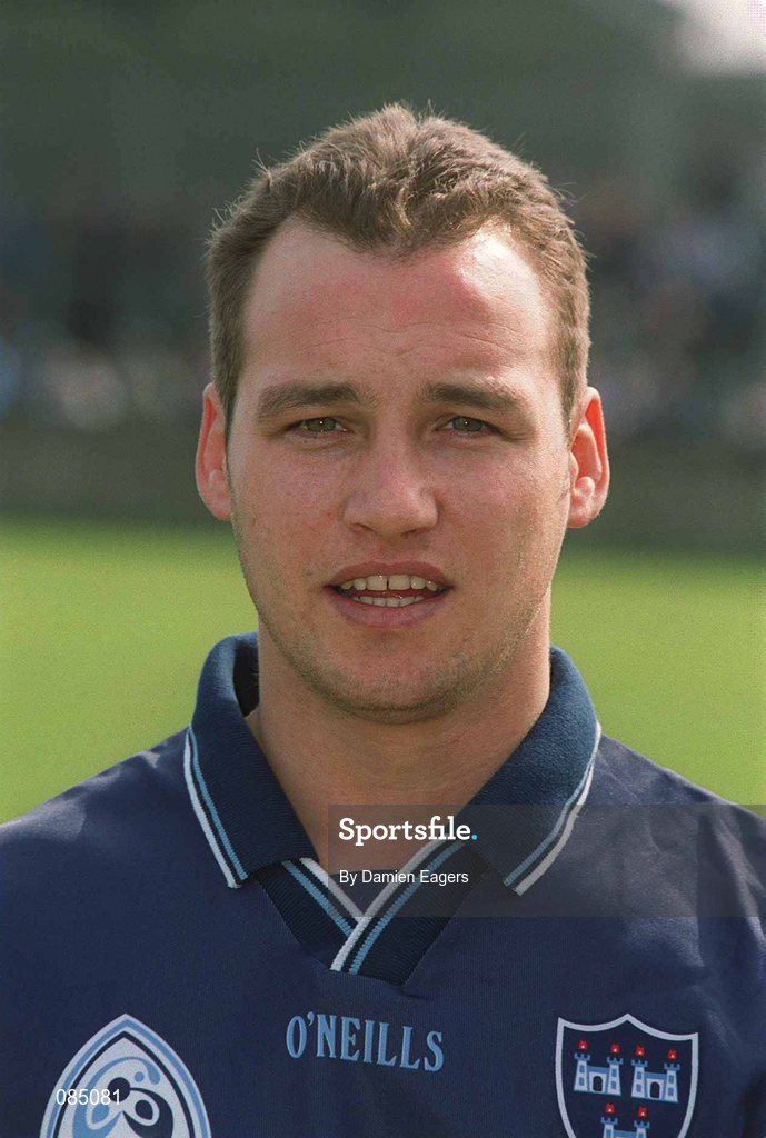 30 March 2002; Dublin goalkeeper Brendan McLoughlin prior to the Allianz Hurling League Division 1A Round 1 match between Dublin and Galway at Parnell Park in Dublin. Photo by Damien Eagers/Sportsfile