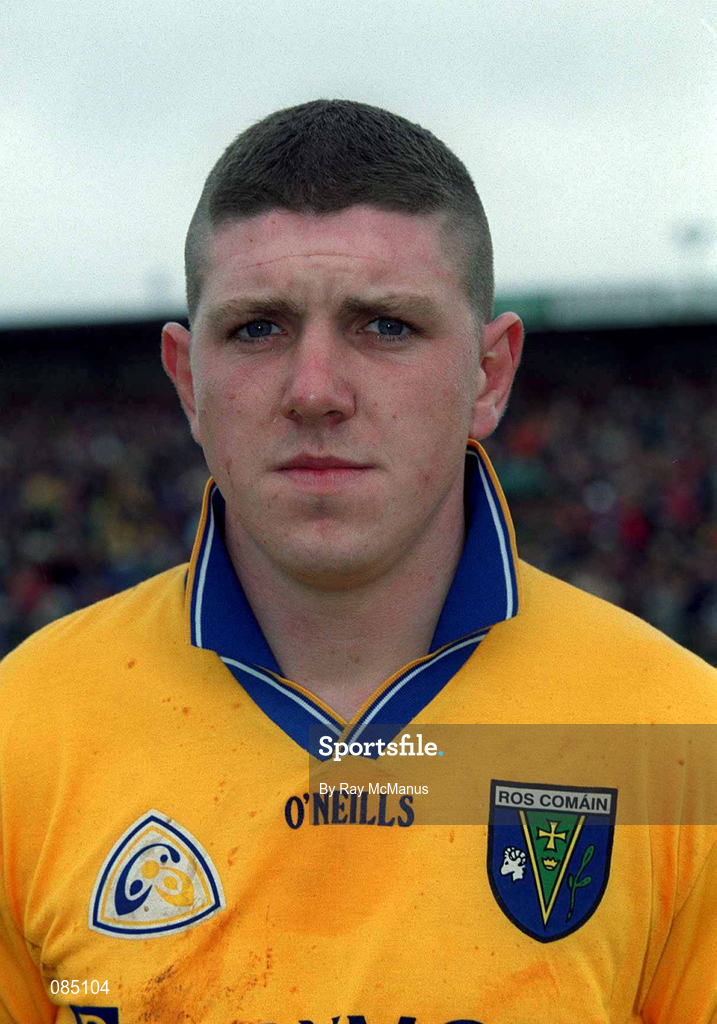 31 March 2002; Seamus O'Neill of Rosommon before the the Allianz Football League Division 1A Round 7 match between Roscommon and Donegal at Dr Hyde Park in Roscommon. Please note Donegal wore the Roscommon  away strip due to a clash of jerseys. Photo by Ray McManus/Sportsfile