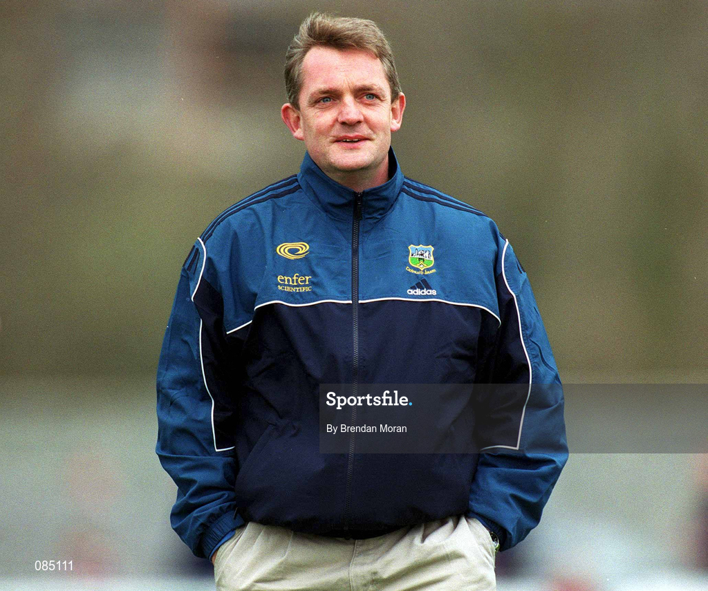 30 March 2002; Tipperary manager Nicky English prior to the Allianz National Hurling League Division 1B Round 1 match between Offaly and Tipperary in St Brendan's Park in Birr, Offaly. Photo by Brendan Moran/Sportsfile
