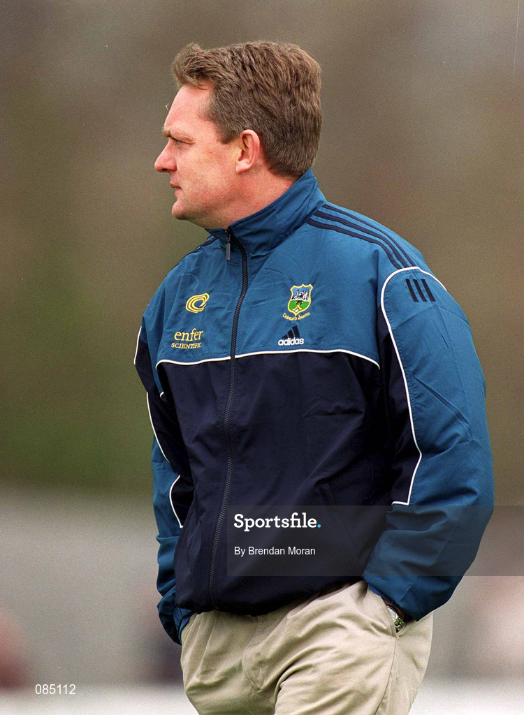 30 March 2002; Tipperary manager Nicky English during the Allianz National Hurling League Division 1B Round 1 match between Offaly and Tipperary in St Brendan's Park in Birr, Offaly. Photo by Brendan Moran/Sportsfile