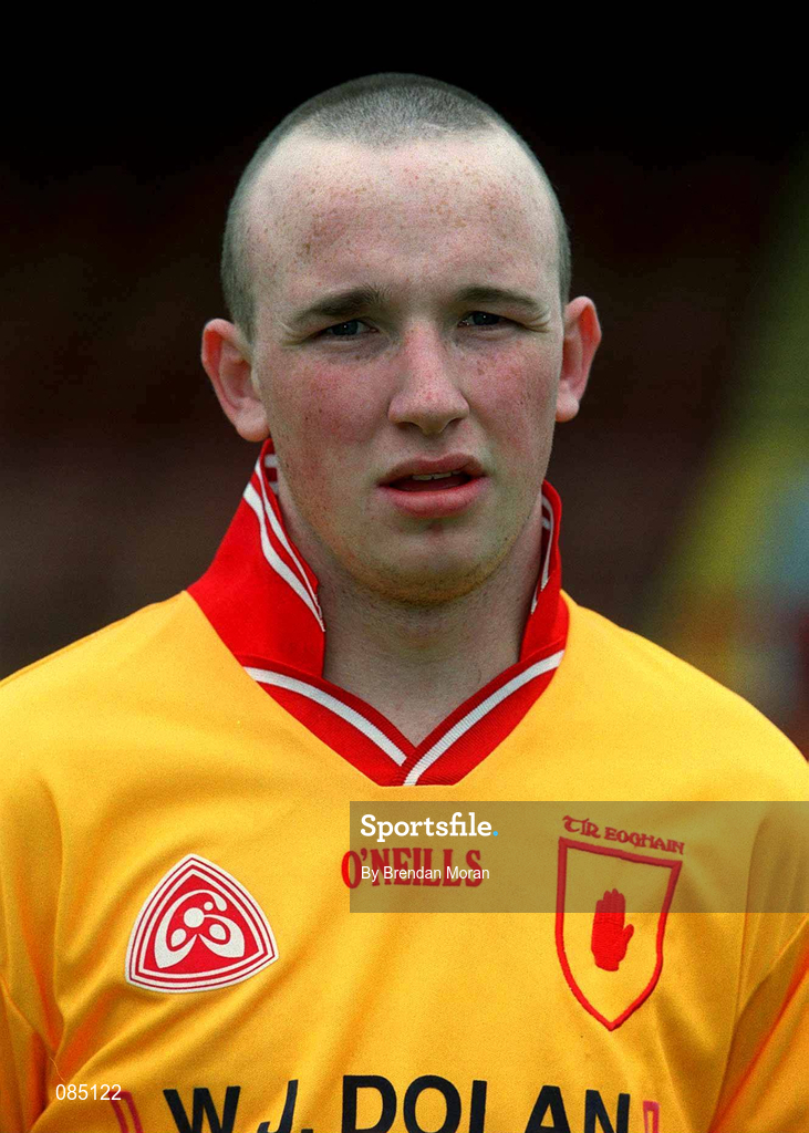 31 March 2002; Peter Ward of Tyrone prior to the Allianz Football League Division 1A Round 7 match between Cork and Tyrone at Páirc Uí Chaoimh in Cork. Photo by Brendan Moran/Sportsfile
