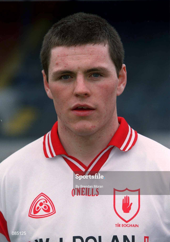 31 March 2002; Conor Gormley of Tyrone prior to the Allianz Football League Division 1A Round 7 match between Cork and Tyrone at Páirc Uí Chaoimh in Cork. Photo by Brendan Moran/Sportsfile