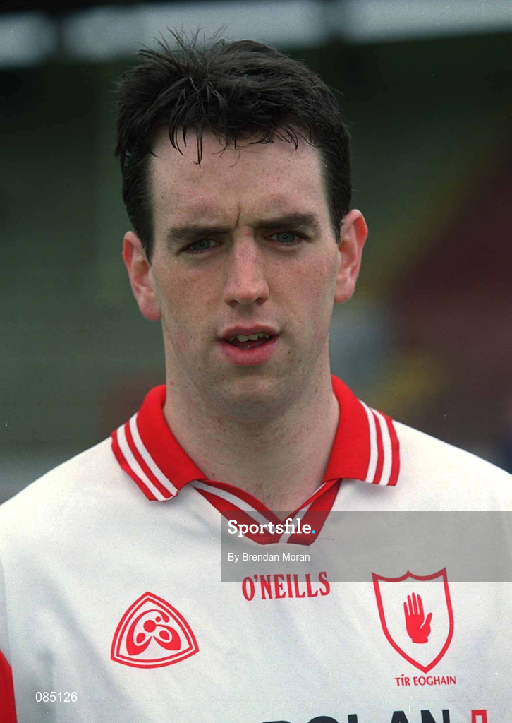 31 March 2002; Brian Robinson of Tyrone prior to the Allianz Football League Division 1A Round 7 match between Cork and Tyrone at Páirc Uí Chaoimh in Cork. Photo by Brendan Moran/Sportsfile