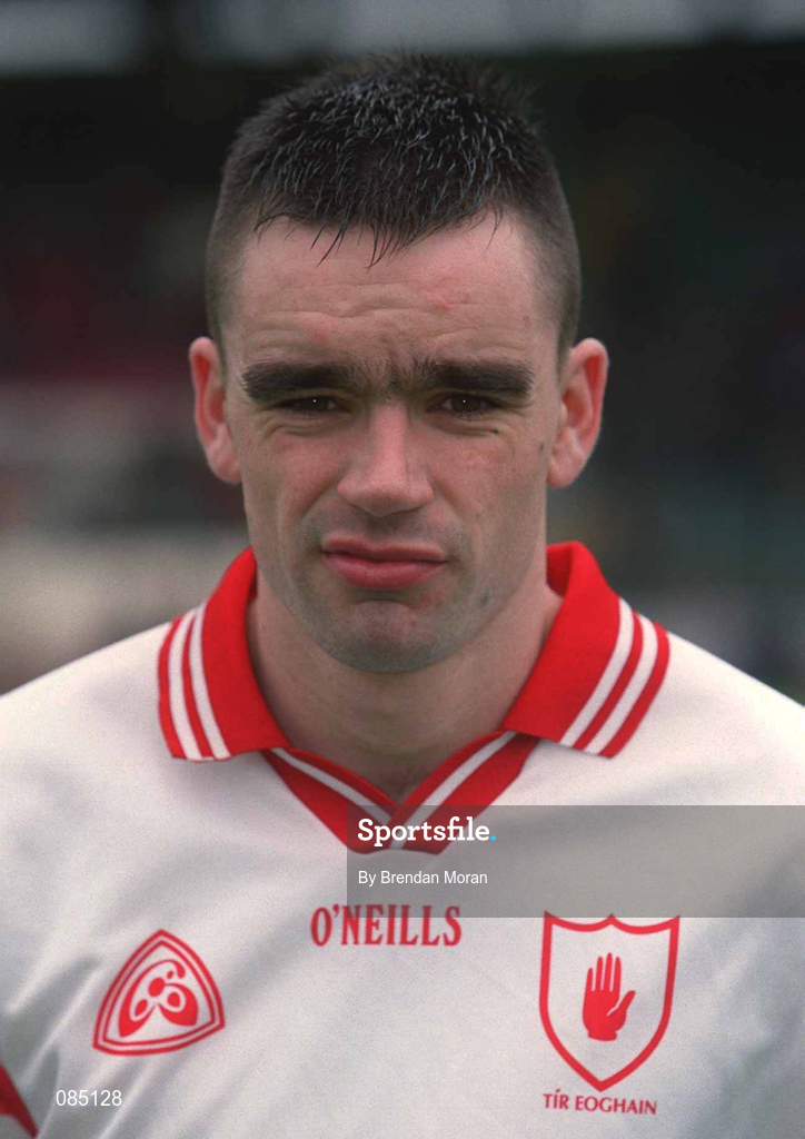 31 March 2002; Ryan McMenamin of Tyrone prior to the Allianz Football League Division 1A Round 7 match between Cork and Tyrone at Páirc Uí Chaoimh in Cork. Photo by Brendan Moran/Sportsfile