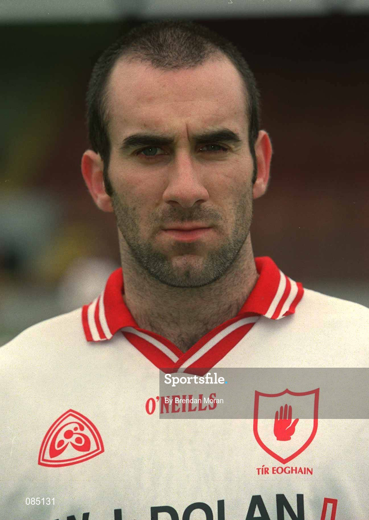 31 March 2002; Declan McCrossan of Tyrone prior to the Allianz Football League Division 1A Round 7 match between Cork and Tyrone at Páirc Uí Chaoimh in Cork. Photo by Brendan Moran/Sportsfile