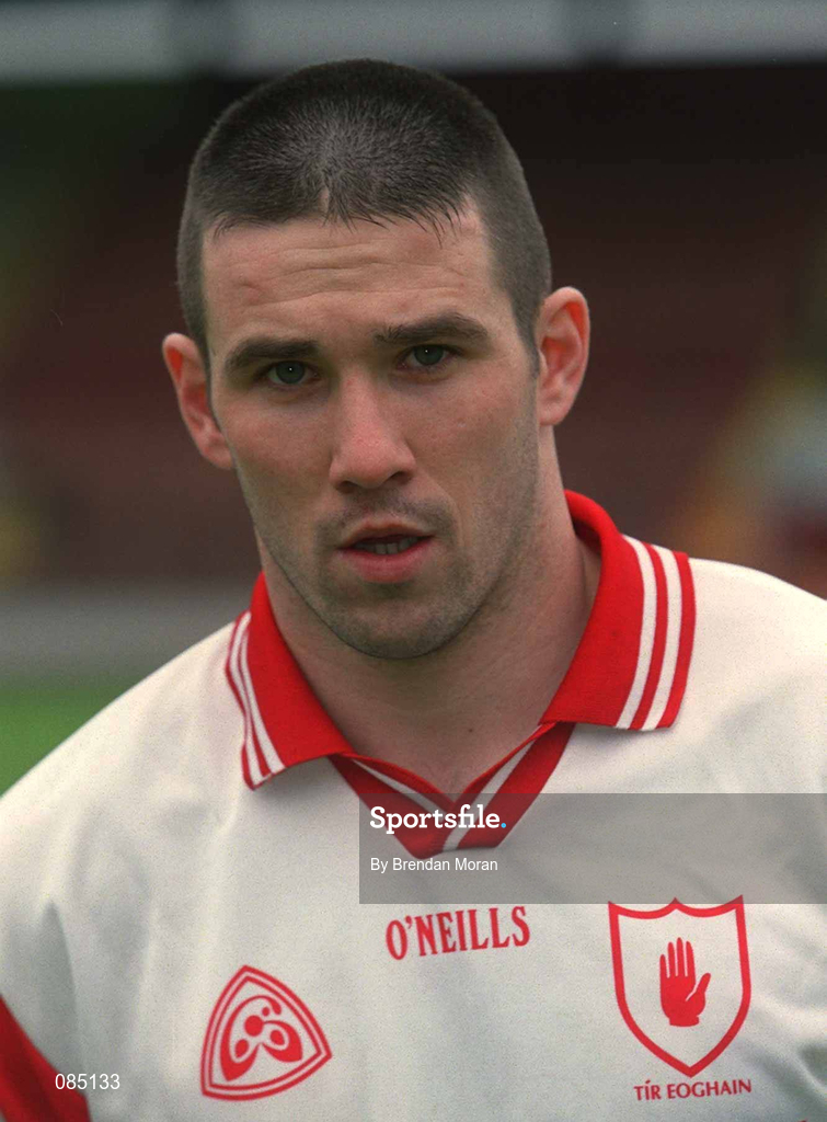 31 March 2002; Ciaran Gourley of Tyrone prior to the Allianz Football League Division 1A Round 7 match between Cork and Tyrone at Páirc Uí Chaoimh in Cork. Photo by Brendan Moran/Sportsfile