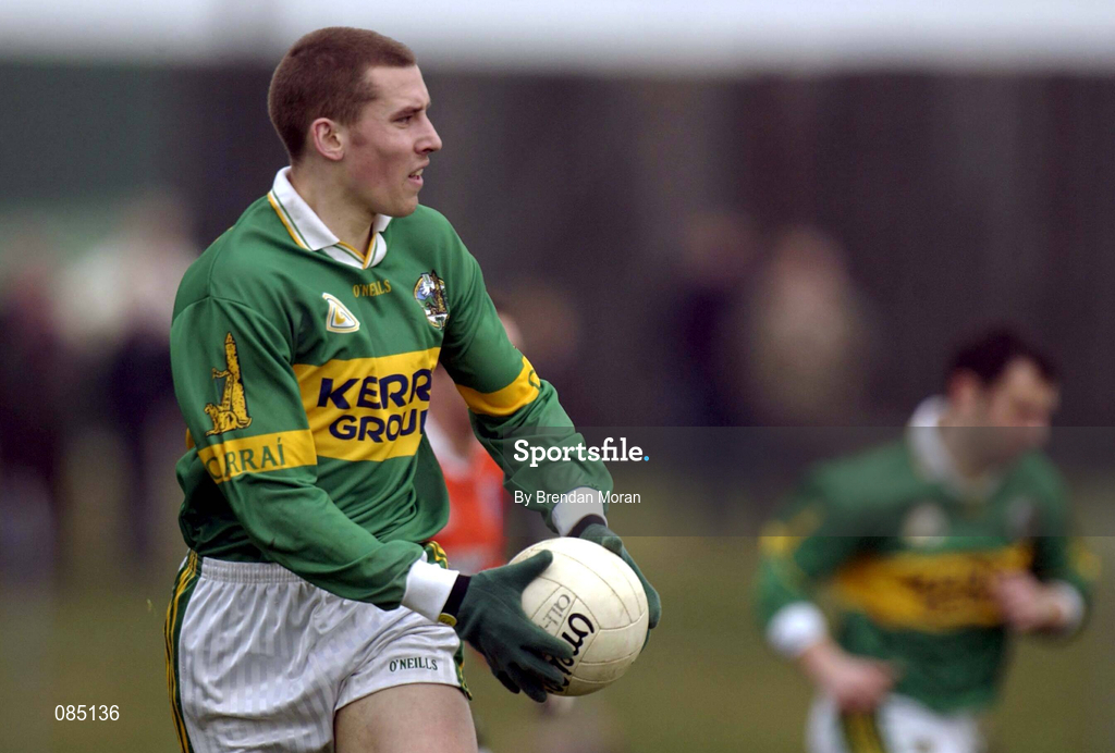 24 March 2002; Seán O'Sullivan of Kerry during the Allianz National Football League Division 2A Round 6 match between Kerry and Armagh at Austin Stack Park in Tralee, Kerry. Photo by Brendan Moran/Sportsfile