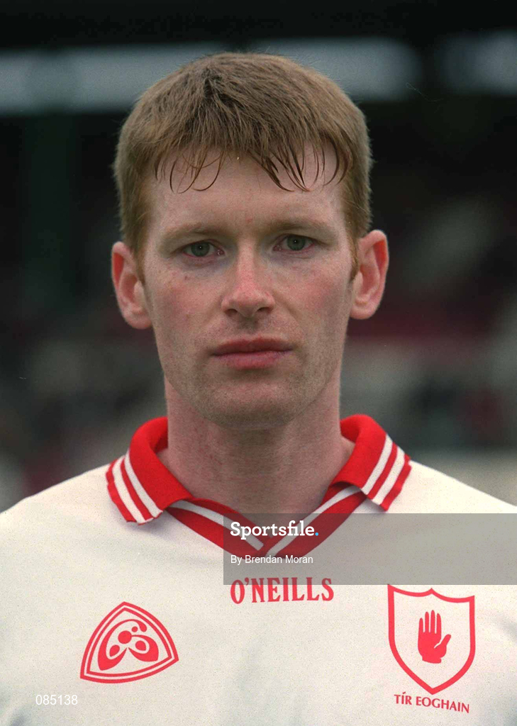 31 March 2002; Jody Gormley of Tyrone prior to the Allianz Football League Division 1A Round 7 match between Cork and Tyrone at Páirc Uí Chaoimh in Cork. Photo by Brendan Moran/Sportsfile