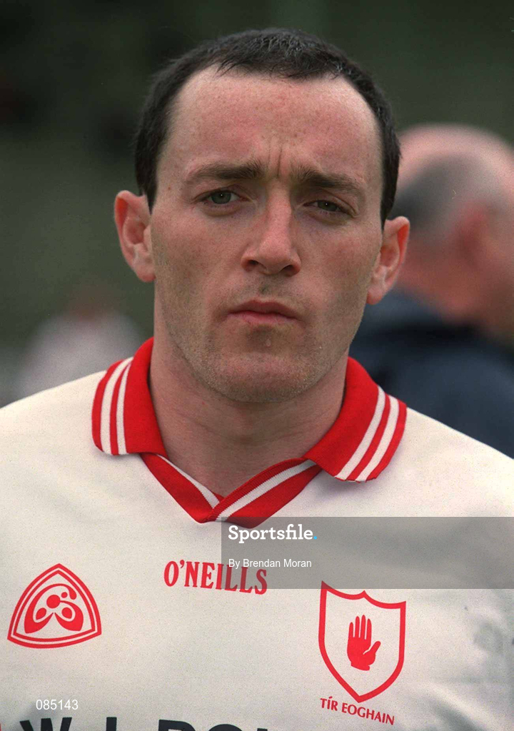 31 March 2002; Brian Dooher of Tyrone prior to the Allianz Football League Division 1A Round 7 match between Cork and Tyrone at Páirc Uí Chaoimh in Cork. Photo by Brendan Moran/Sportsfile