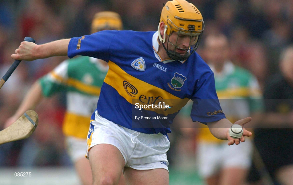 30 March 2002; Liam Cahill of Tipperary during the Allianz National Hurling League Division 1B Round 1 match between Offaly and Tipperary in St Brendan's Park in Birr, Offaly. Photo by Brendan Moran/Sportsfile