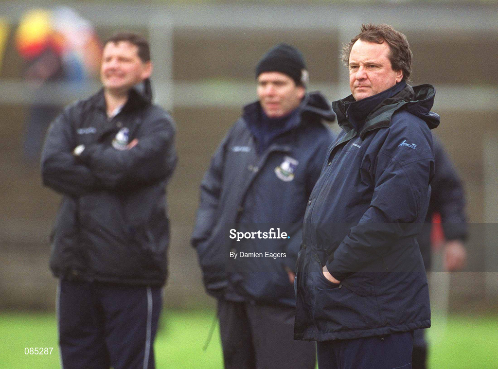 31 March 2002; Dublin manager Tommy Lyons during the Allianz Football League Division 1A Round 7 match between Galway and Dublin at St Jarlath's Park in Tuam, Galway. Photo by Damien Eagers/Sportsfile