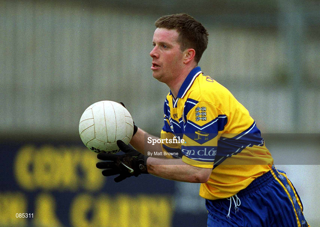 31 March 2002; Philip Smith of Clare during the Allianz National Football League Division 1B Round 7 match between Kildare and Clare at St Conleth's Park in Newbridge, Kildare. Photo by Matt Browne/Sportsfile