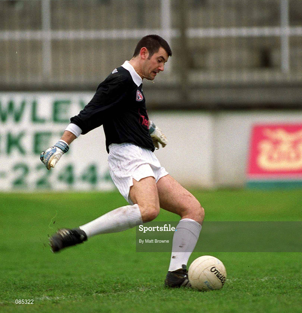 31 March 2002; Kildare goalkeeper Christy Byrne during the Allianz National Football League Division 1B Round 7 match between Kildare and Clare at St Conleth's Park in Newbridge, Kildare. Photo by Matt Browne/Sportsfile