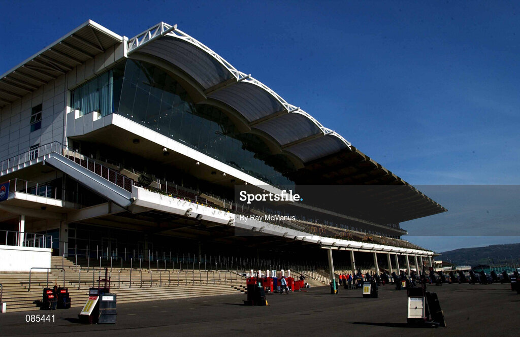 12 March 2002; A general view of the stand during Day One of the Cheltenham Racing Festival at Prestbury Park in Cheltenham, England. Photo by Damien Eagers/Sportsfile