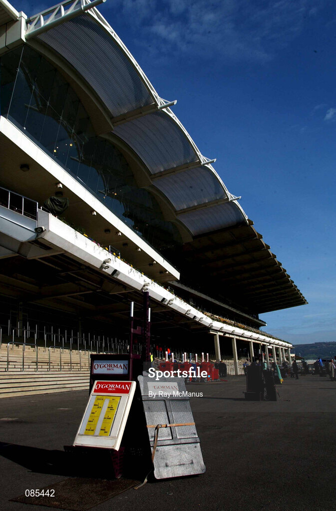 12 March 2002; A general view during Day One of the Cheltenham Racing Festival at Prestbury Park in Cheltenham, England. Photo by Damien Eagers/Sportsfile