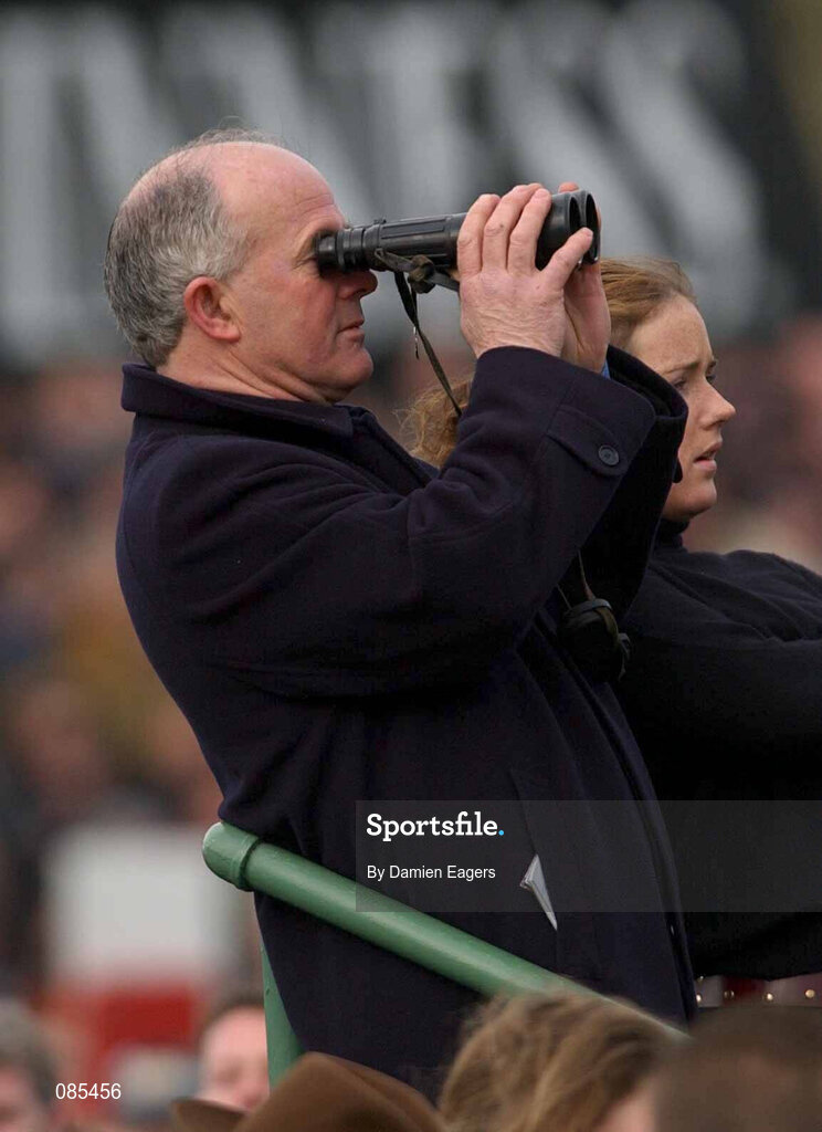 12 March 2002; Trainer Ted Walsh during Day One of the Cheltenham Racing Festival at Prestbury Park in Cheltenham, England. Photo by Damien Eagers/Sportsfile
