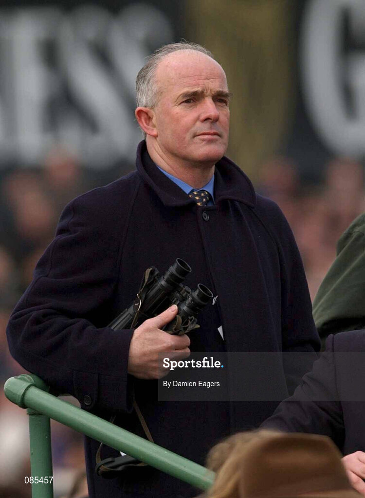 12 March 2002; Trainer Ted Walsh during Day One of the Cheltenham Racing Festival at Prestbury Park in Cheltenham, England. Photo by Damien Eagers/Sportsfile