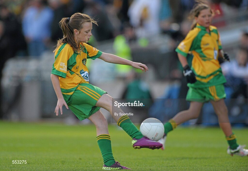 28 August 2011; Leah Grimes, St. Joseph's N.S., Dundalk, Co. Louth. Go Games Exhibition - Sunday 21st August 2011, Clonliffe College, Dublin. Photo by Sportsfile