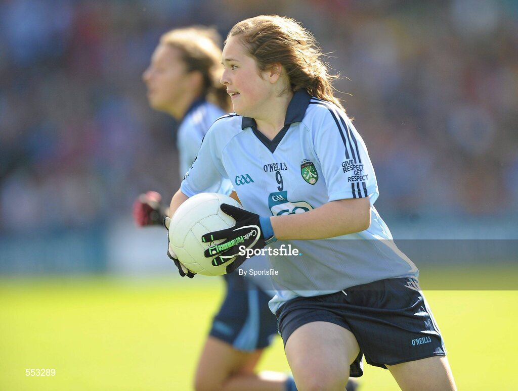 28 August 2011; Emma Ni Chleirchin, Gaelscoil Ultain, Co. Monaghan. Go Games Exhibition - Sunday 21st August 2011, Clonliffe College, Dublin. Photo by Sportsfile