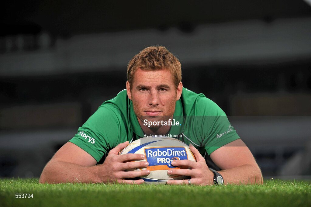 30 August 2011; Connacht captain Gavin Duffy after a press conference to introduce him as their new captain. Connacht Rugby Press Conference, The Sportsground, College Road, Galway. Picture credit: Diarmuid Greene / SPORTSFILE