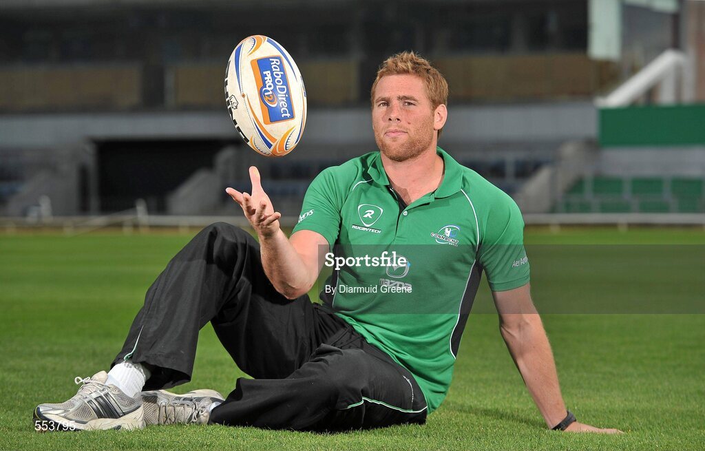 30 August 2011; Connacht captain Gavin Duffy after a press conference to introduce him as their new captain. Connacht Rugby Press Conference, The Sportsground, College Road, Galway. Picture credit: Diarmuid Greene / SPORTSFILE