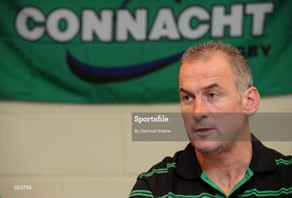 30 August 2011; Connacht head coach Eric Elwood during a press conference to announce Gavin Duffy as their new captain. Connacht Rugby Press Conference, The Sportsground, College Road, Galway. Picture credit: Diarmuid Greene / SPORTSFILE