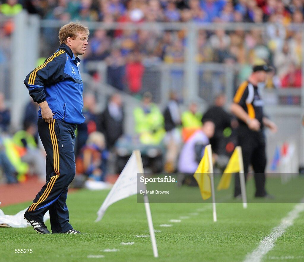 4 September 2011; Tipperary manager Declan Ryan watches his team in action against Kilkenny. GAA Hurling All-Ireland Senior Championship Final, Kilkenny v Tipperary, Croke Park, Dublin. Picture credit: Matt Browne / SPORTSFILE