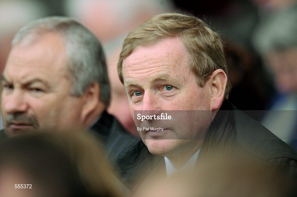 4 September 2011; An Taoiseach Enda Kenny T.D. at the game. GAA Hurling All-Ireland Senior Championship Final, Kilkenny v Tipperary, Croke Park, Dublin. Picture credit: Pat Murphy / SPORTSFILE