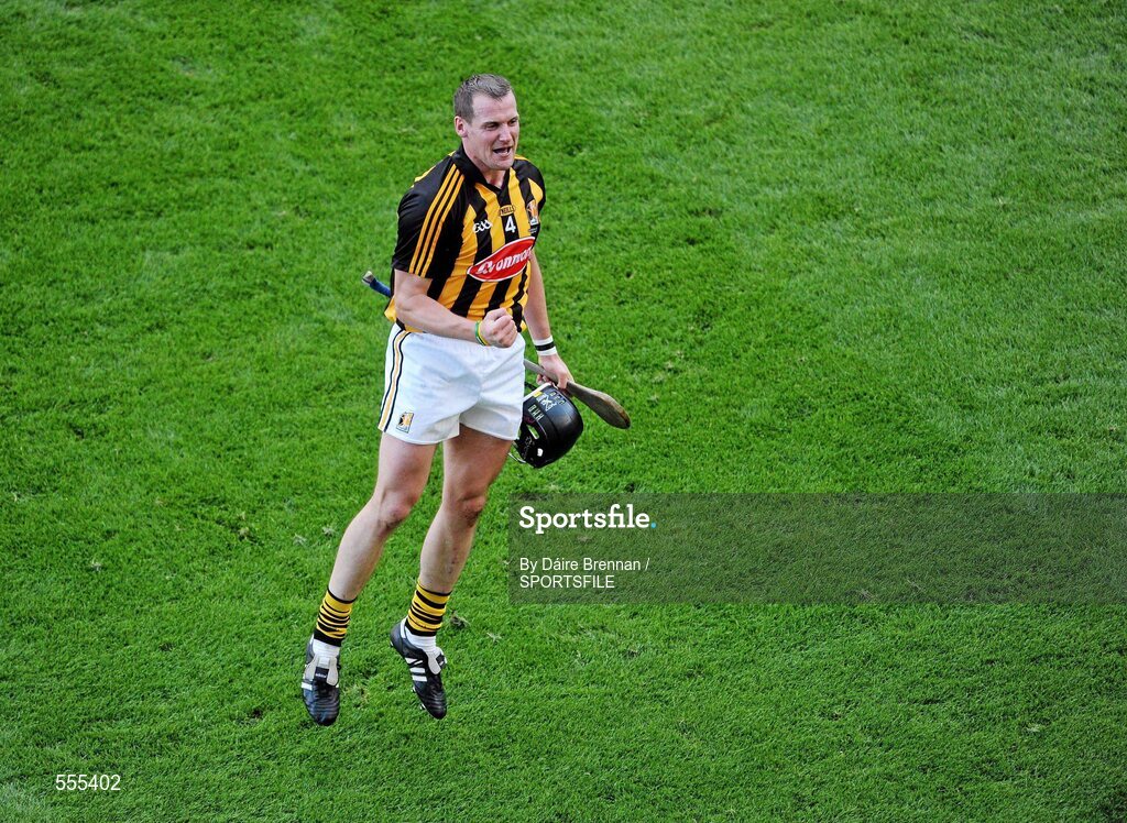 4 September 2011; Jackie Tyrrell, Kilkenny, celebrates after the game. GAA Hurling All-Ireland Senior Championship Final, Kilkenny v Tipperary, Croke Park, Dublin. Picture credit: Dáire Brennan / SPORTSFILE