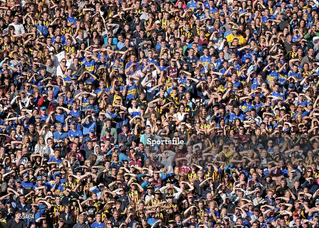4 September 2011; A general view of supporters during the game. GAA Hurling All-Ireland Senior Championship Final, Kilkenny v Tipperary, Croke Park, Dublin. Photo by Sportsfile