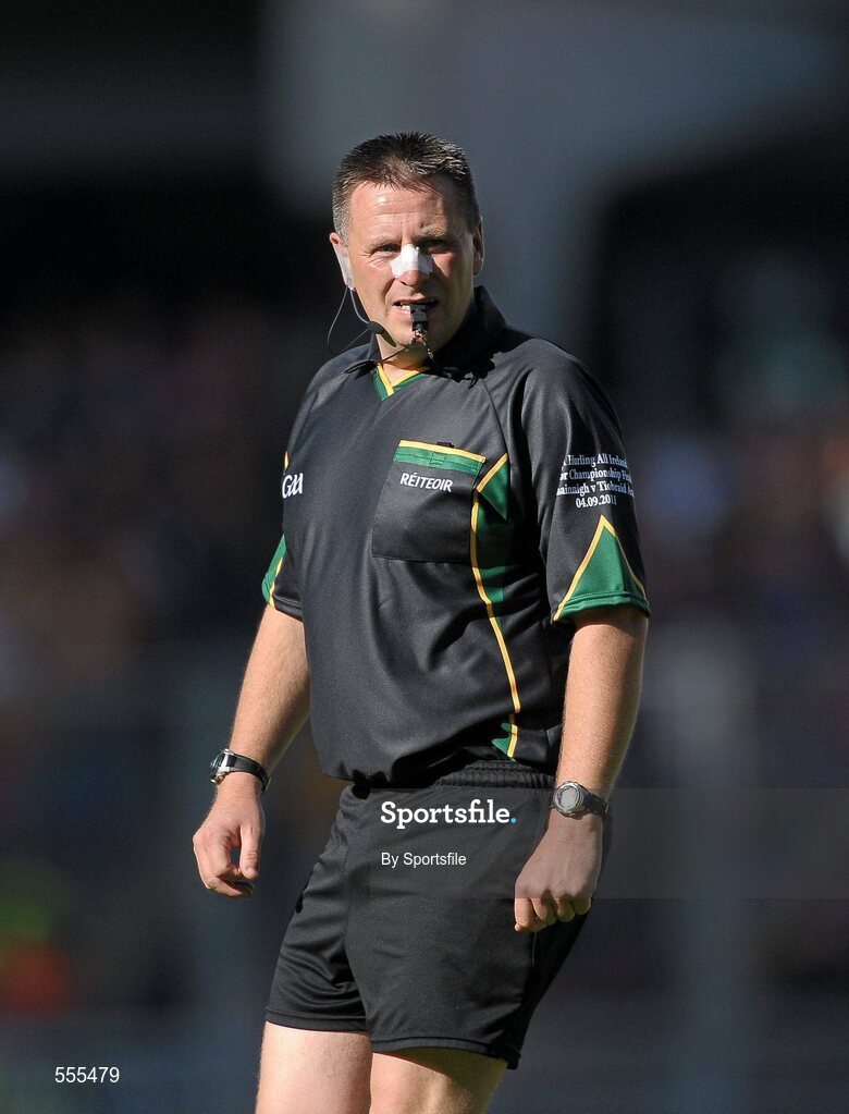 4 September 2011; Referee Brian Gavin. GAA Hurling All-Ireland Senior Championship Final, Kilkenny v Tipperary, Croke Park, Dublin. Photo by Sportsfile