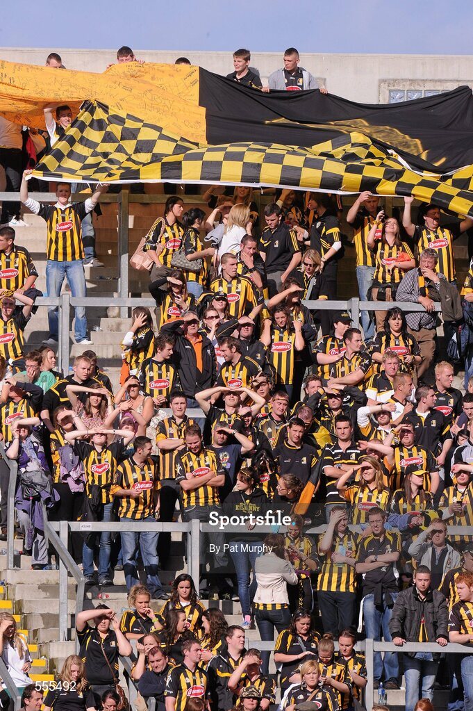 4 September 2011; Kilkenny supporters during the presentation ceremony. Supporters at the GAA Hurling All-Ireland Championship Finals, Croke Park, Dublin. Picture credit: Pat Murphy / SPORTSFILE