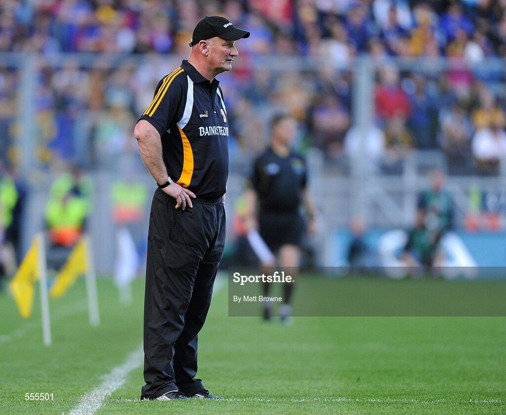 4 September 2011; Kilkenny manager Brian Cody watches his team in action against Tipperary. GAA Hurling All-Ireland Senior Championship Final, Kilkenny v Tipperary, Croke Park, Dublin. Picture credit: Matt Browne / SPORTSFILE