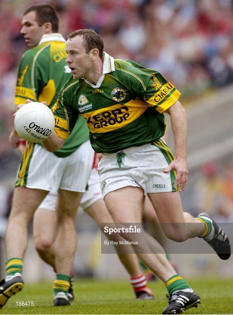 28 August 2005; Seamus Moynihan, Kerry. Bank of Ireland All-Ireland Senior Football Championship Semi-Final, Kerry v Cork, Croke Park, Dublin. Picture credit; Ray McManus / SPORTSFILE