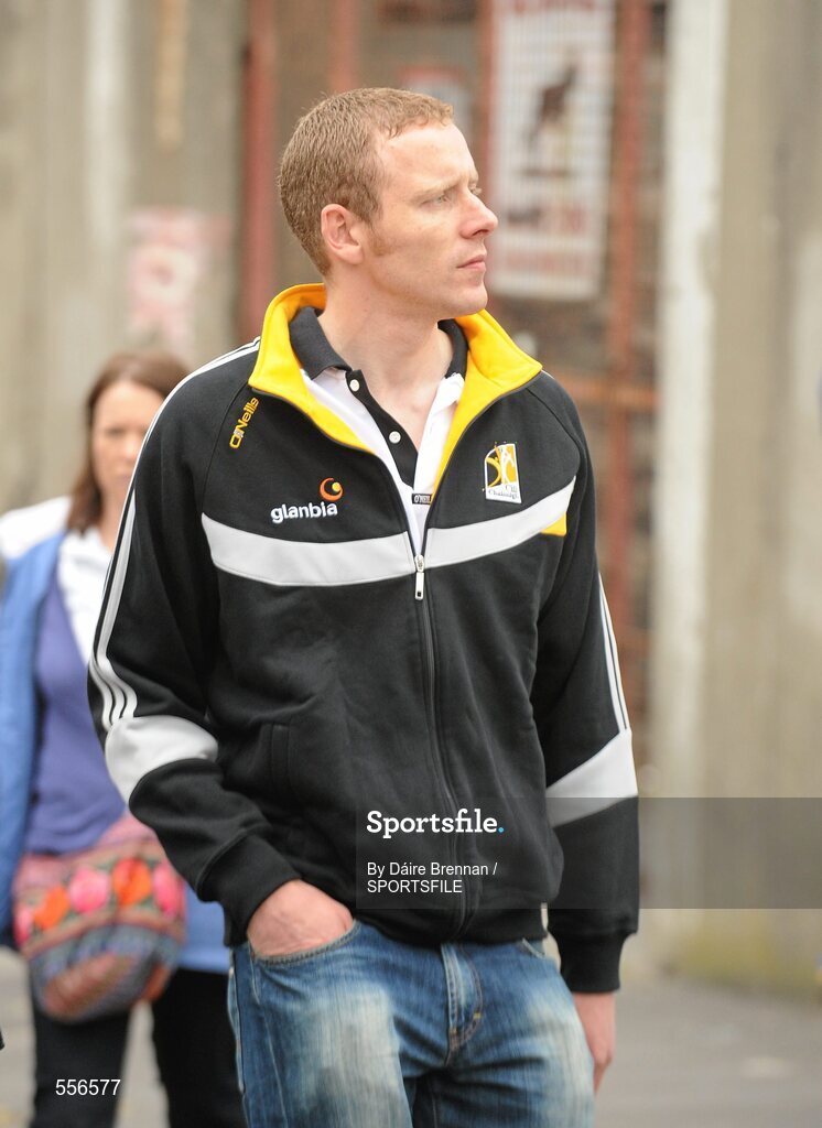 4 September 2011; Former Kilkenny hurler James Ryall arrives at the game. Supporters at the GAA Hurling All-Ireland Championship Finals, Croke Park, Dublin. Picture credit: Dáire Brennan / SPORTSFILE