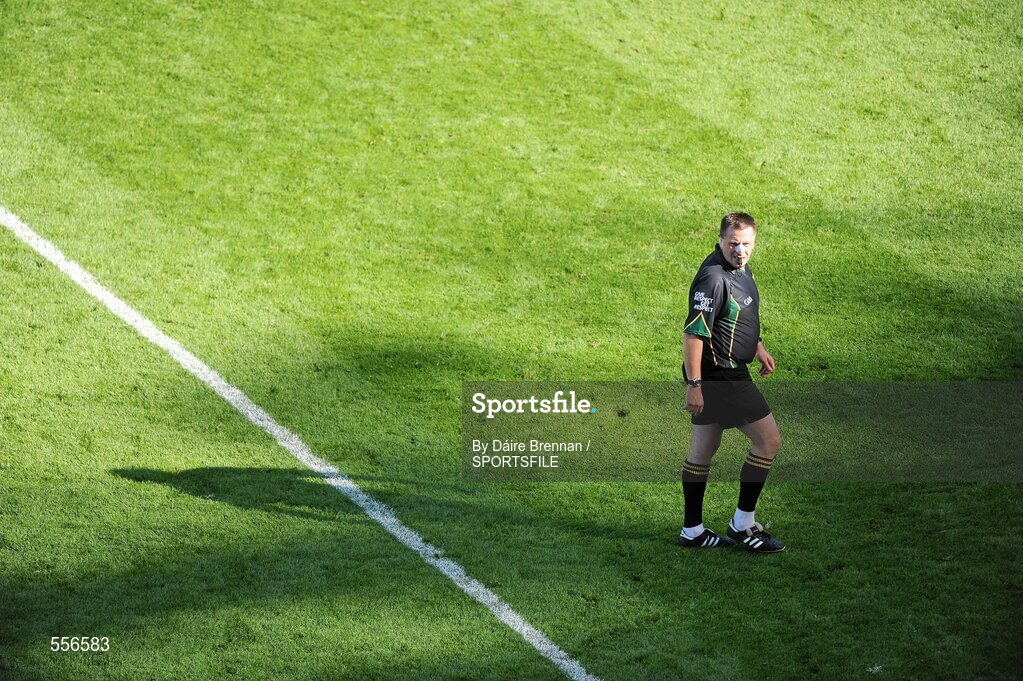 4 September 2011; Referee Brian Gavin. GAA Hurling All-Ireland Senior Championship Final, Kilkenny v Tipperary, Croke Park, Dublin. Picture credit: Dáire Brennan / SPORTSFILE
