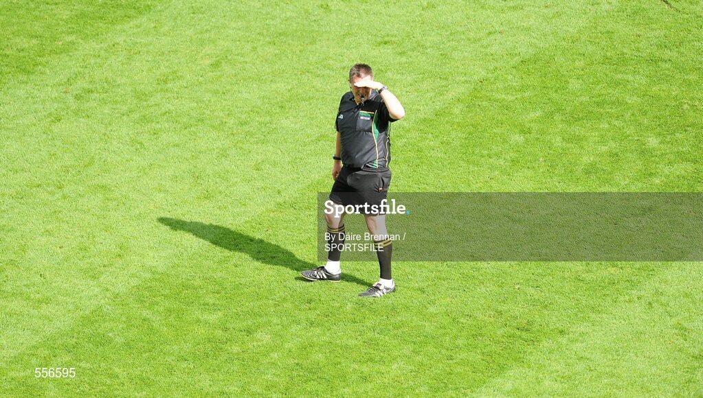 4 September 2011; Referee Brian Gavin. GAA Hurling All-Ireland Senior Championship Final, Kilkenny v Tipperary, Croke Park, Dublin. Picture credit: Dáire Brennan / SPORTSFILE