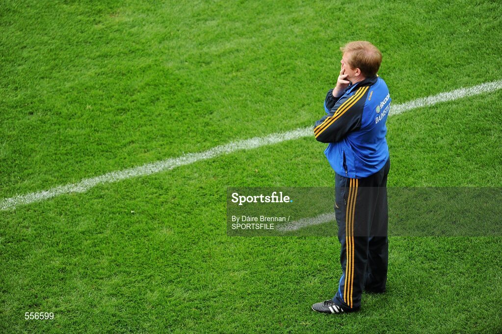 4 September 2011; Tipperary manager Declan Ryan looks on during the game. GAA Hurling All-Ireland Senior Championship Final, Kilkenny v Tipperary, Croke Park, Dublin. Picture credit: Dáire Brennan / SPORTSFILE