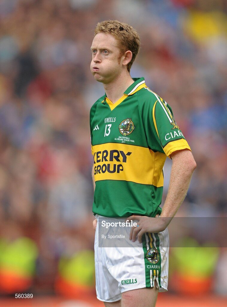 18 September 2011; A dejected Colm Cooper, Kerry, at the end of the game. GAA Football All-Ireland Senior Championship Final, Kerry v Dublin, Croke Park, Dublin. Photo by Sportsfile