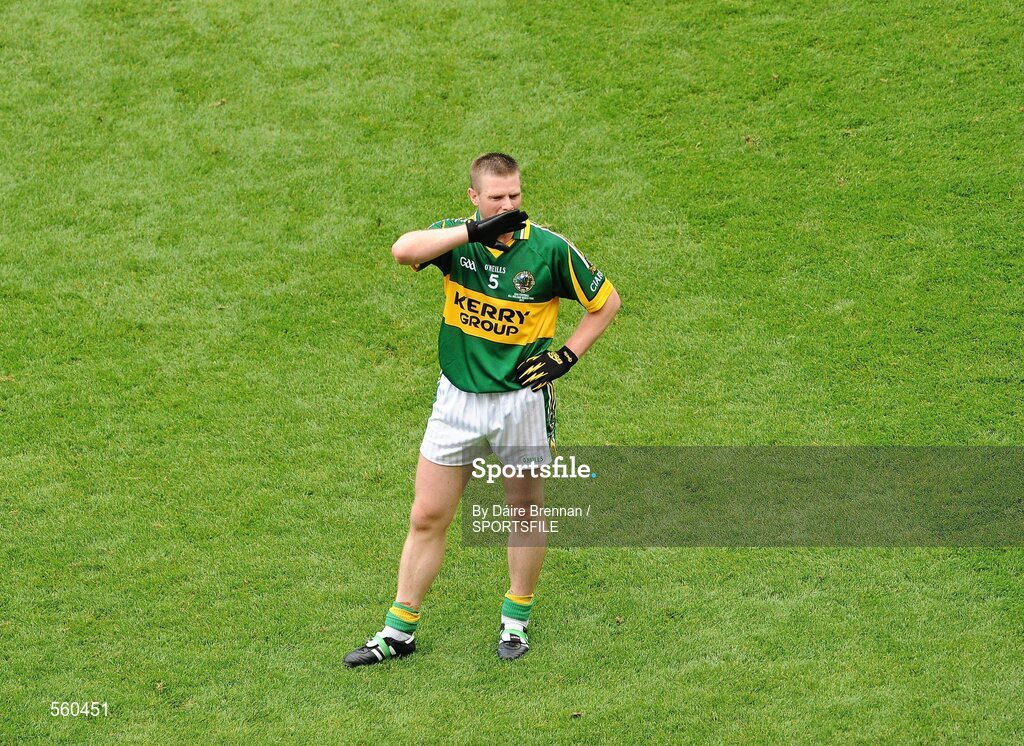 18 September 2011; A dejected Tomás î SŽ, Kerry, after the game. GAA Football All-Ireland Senior Championship Final, Kerry v Dublin, Croke Park, Dublin. Picture credit: Dáire Brennan / SPORTSFILE