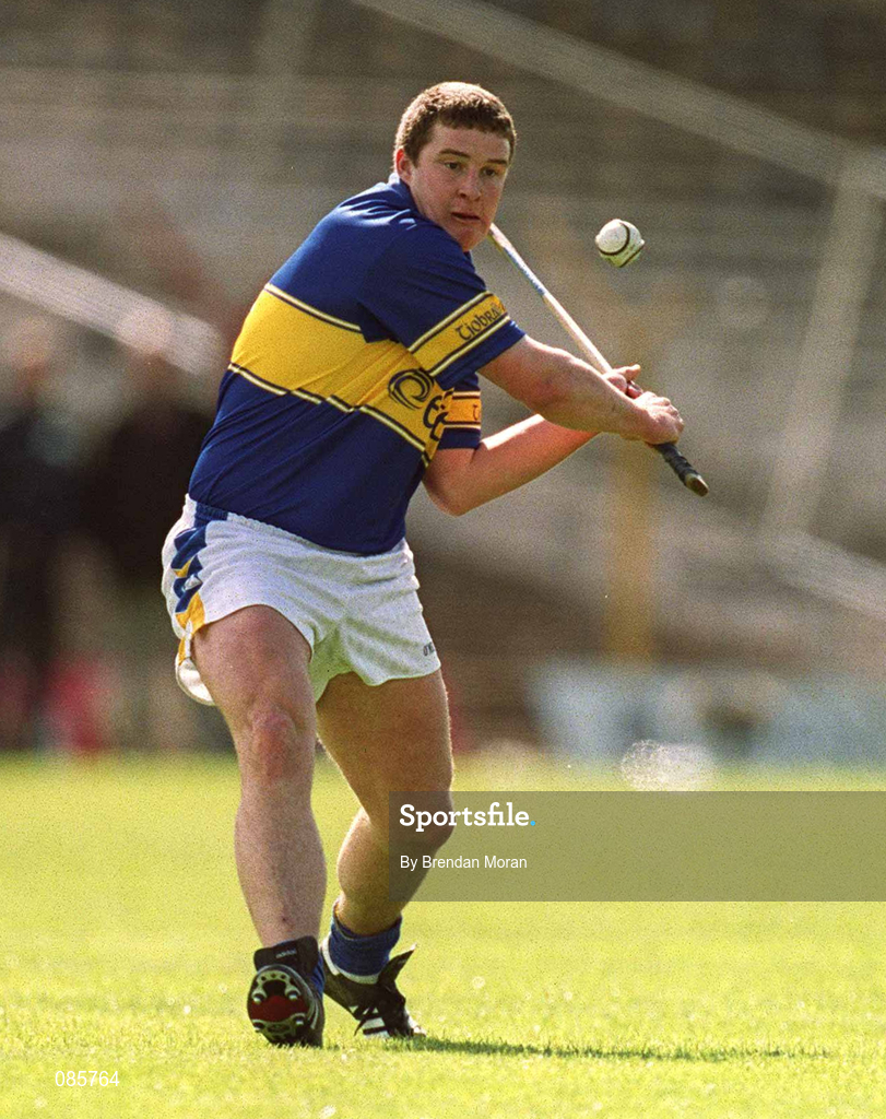 14 April 2002; John Carroll of Tipperary during the Allianz National Hurling League Quarter-Final match between Galway and Tipperary at Semple Stadium in Thurles, Tipperary. Photo by Brendan Moran/Sportsfile