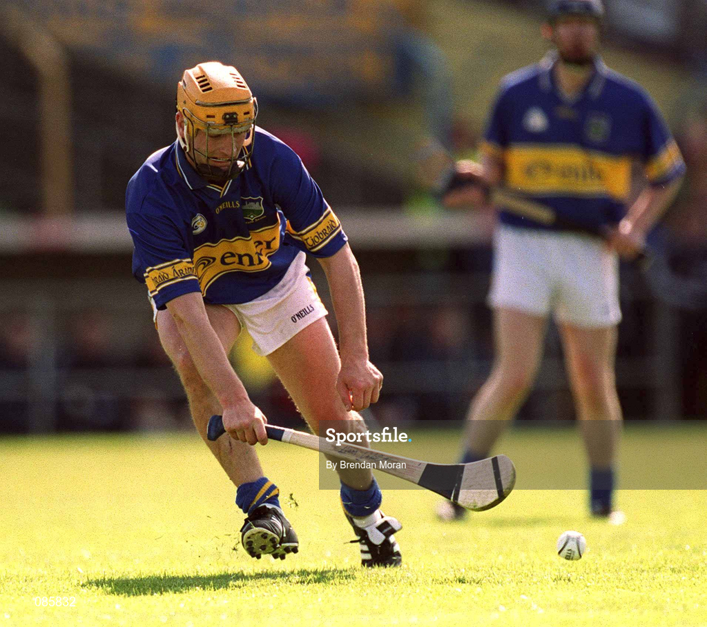 14 April 2002; Liam Cahill of Tipperary during the Allianz National Hurling League Quarter-Final match between Galway and Tipperary at Semple Stadium in Thurles, Tipperary. Photo by Brendan Moran/Sportsfile
