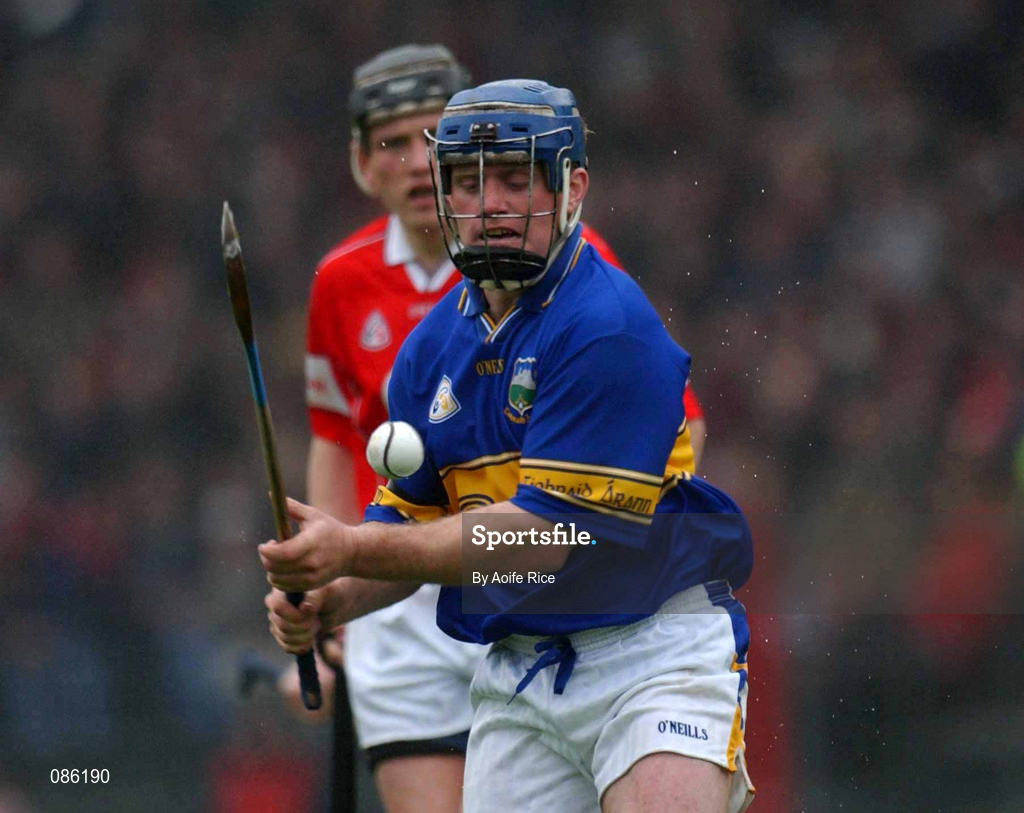 21 April 2002; Eugene O'Neill of Tipperary during the Allianz National Hurling League Semi-Final match between Cork and Tipperary at Páirc Uí Chaoimh in Cork. Photo by Aoife Rice/Sportsfile