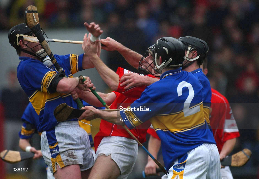 21 April 2002; Eamonn Collins of Cork during the Allianz National Hurling League Semi-Final match between Cork and Tipperary at Páirc Uí Chaoimh in Cork. Photo by Aoife Rice/Sportsfile