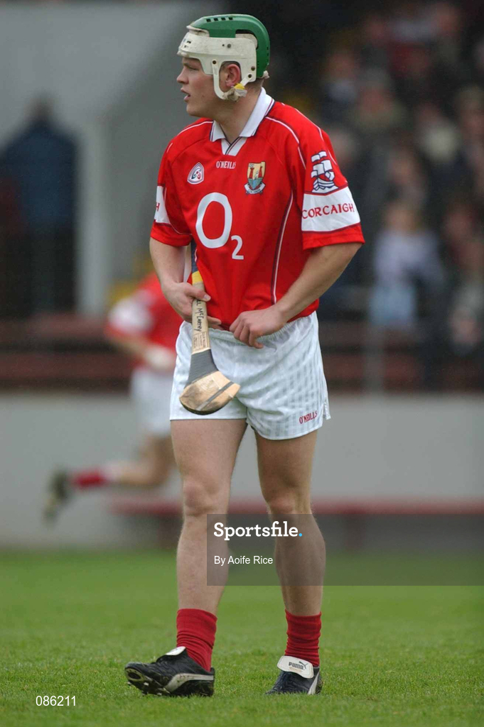 21 April 2002; Niall McCarthy of Cork during the Allianz National Hurling League Semi-Final match between Cork and Tipperary at Páirc Uí Chaoimh in Cork. Photo by Aoife Rice/Sportsfile
