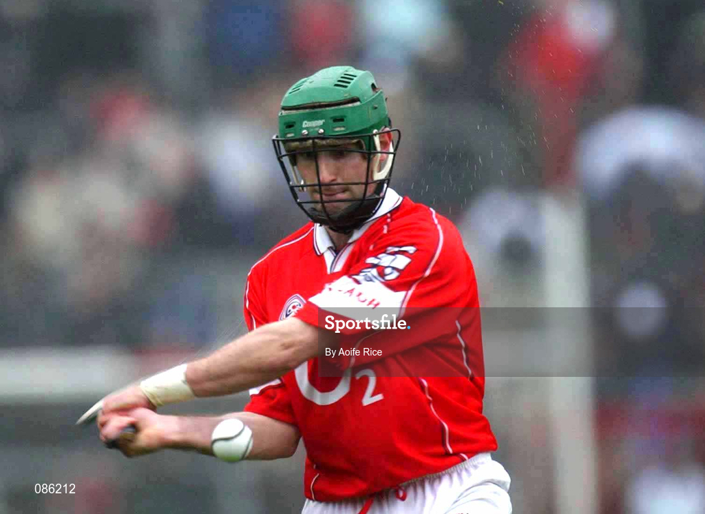 21 April 2002; Jerry O'Connor of Cork during the Allianz National Hurling League Semi-Final match between Cork and Tipperary at Páirc Uí Chaoimh in Cork. Photo by Aoife Rice/Sportsfile