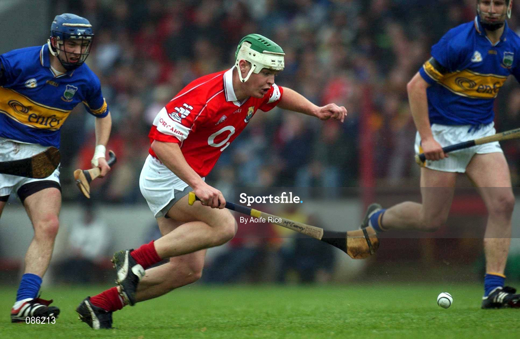 21 April 2002; Niall McCarthy of Cork during the Allianz National Hurling League Semi-Final match between Cork and Tipperary at Páirc Uí Chaoimh in Cork. Photo by Aoife Rice/Sportsfile