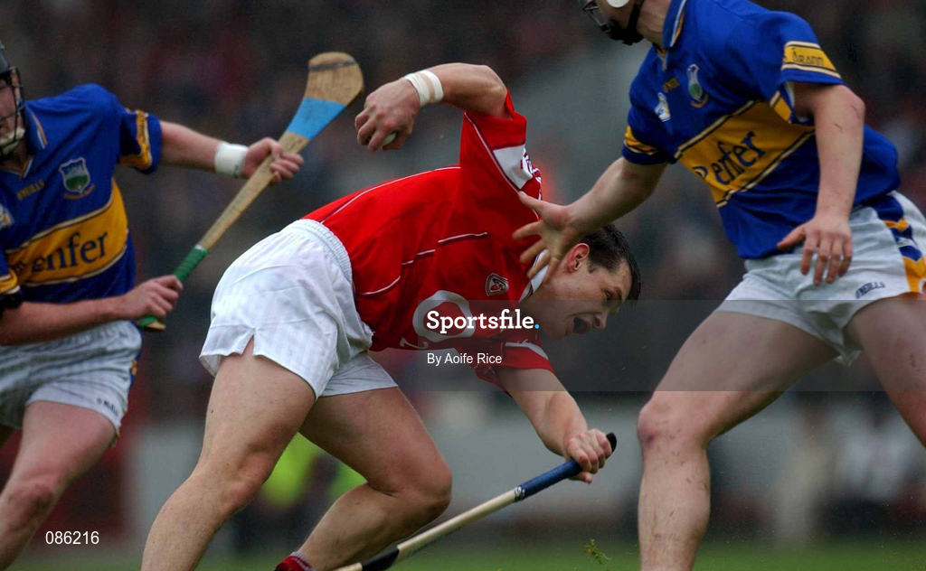 21 April 2002; Alan Browne of Cork during the Allianz National Hurling League Semi-Final match between Cork and Tipperary at Páirc Uí Chaoimh in Cork. Photo by Aoife Rice/Sportsfile
