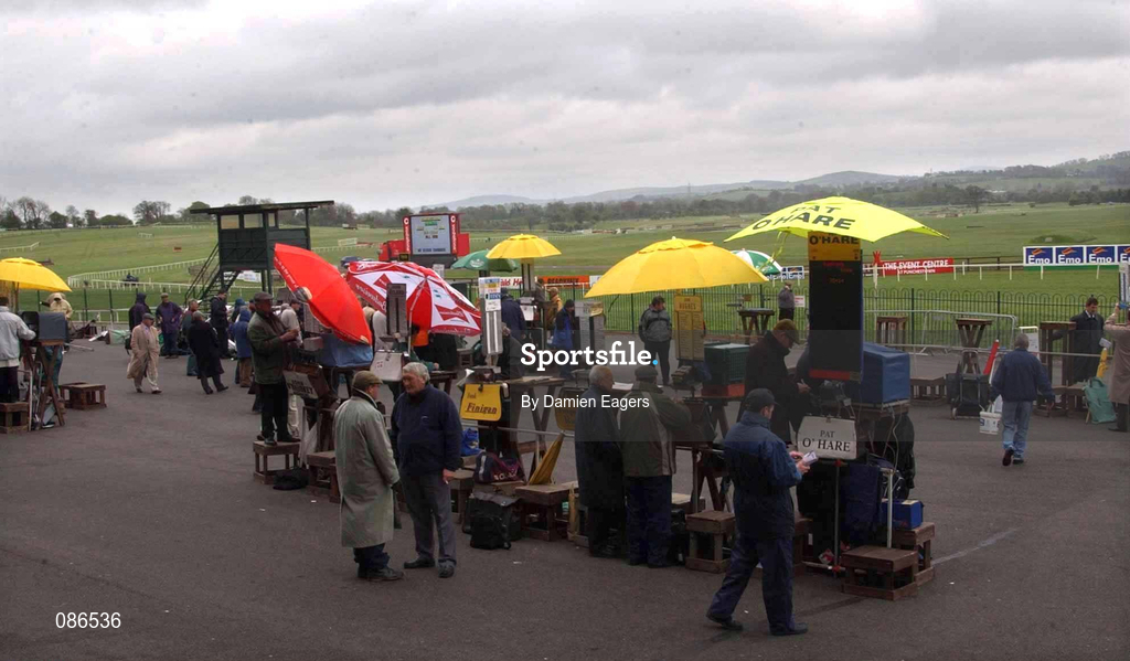 27 April 2002; A general view at Punchestown Racecourse in Naas, Kildare. Photo by Damien Eagers/Sportsfile
